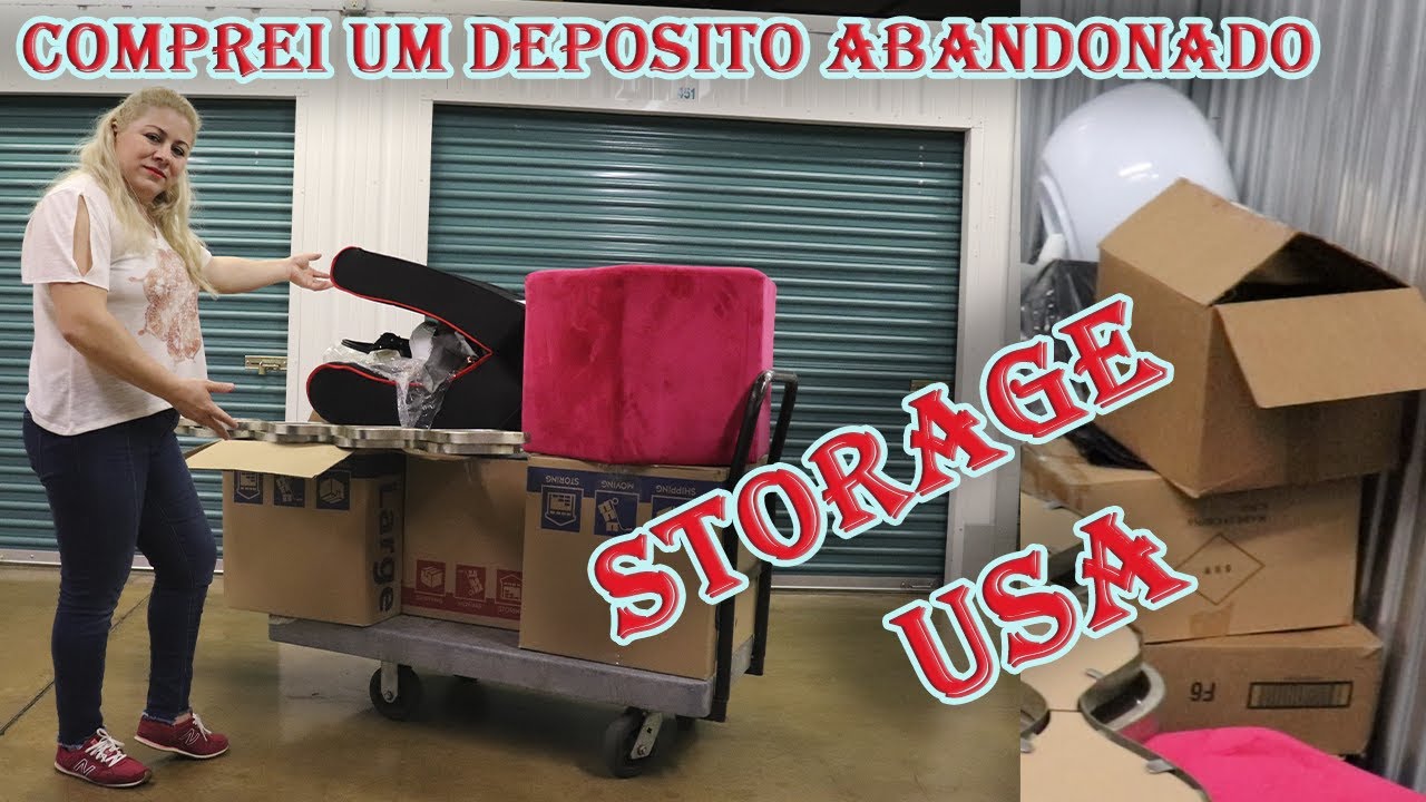 EP.1 Comprei um deposito abandonado nos usa (storage 1 vid 1) Adeline Camargo