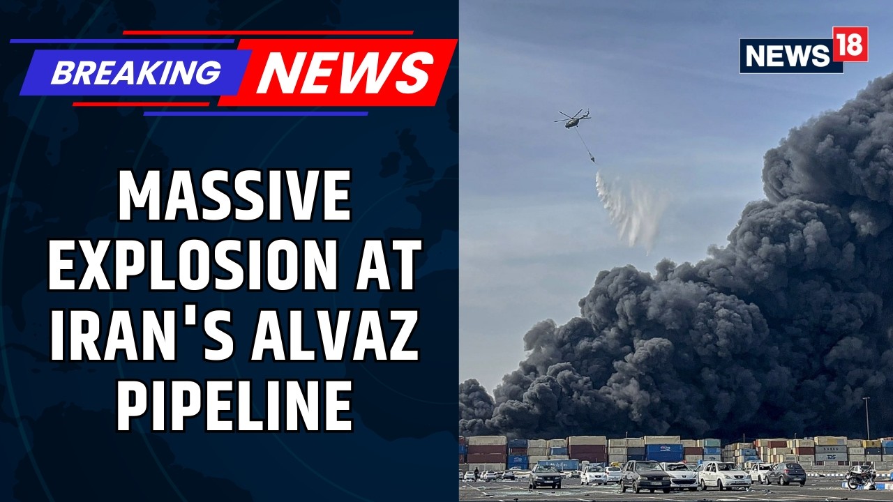 BREAKING: Huge Explosion at Iran’s Alvaz Pipeline | Qatar Shoots Down Iranian Drones | News18