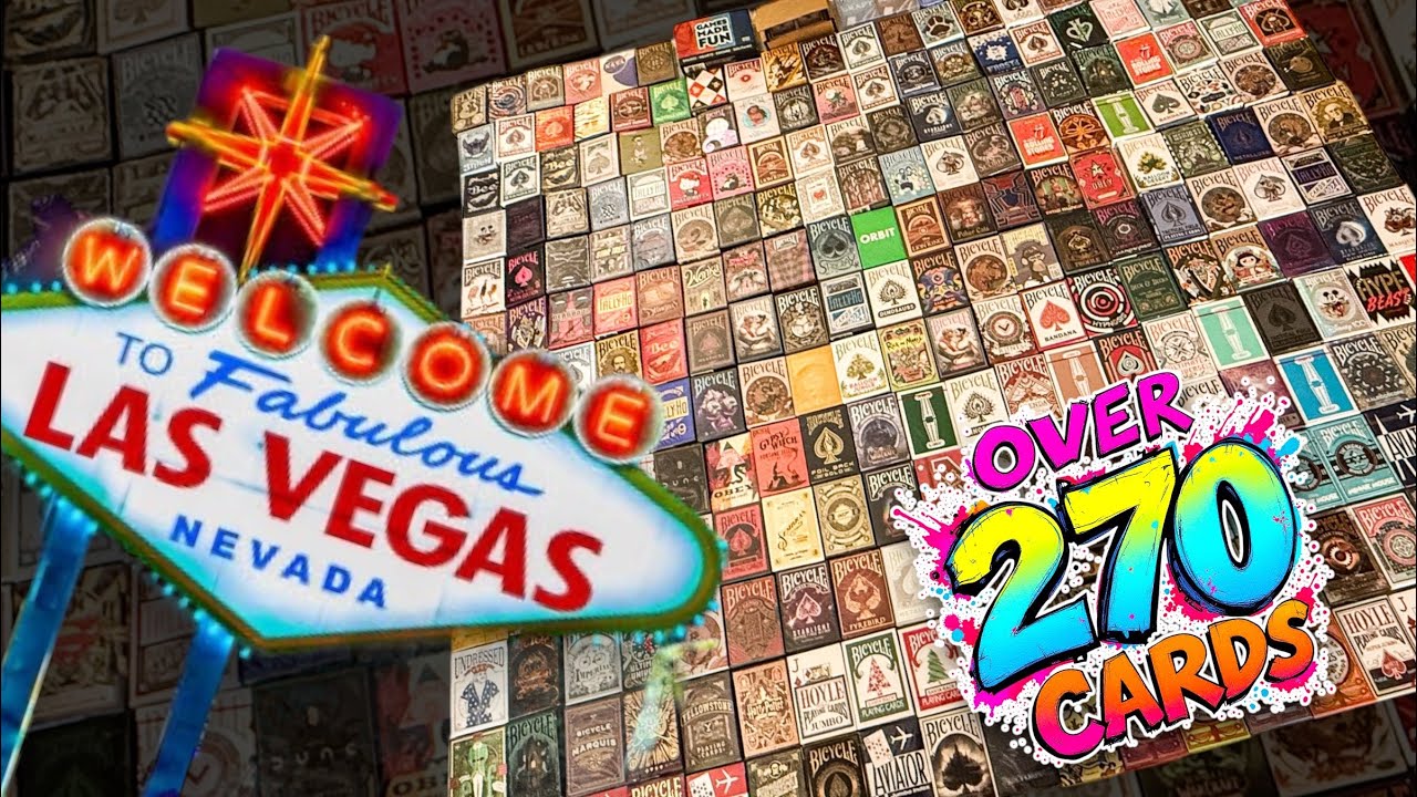 Unboxing - MEGA Las Vegas Unboxing 270 Decks of playing cards