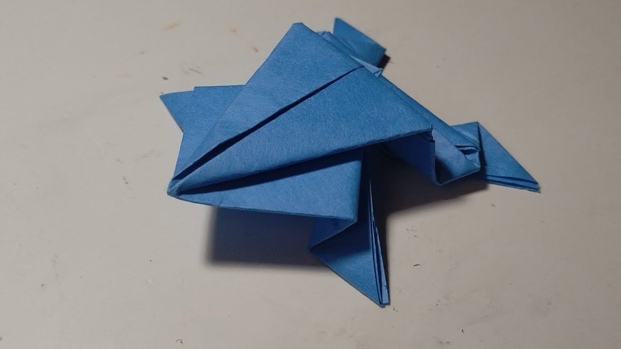 How to make a paper frog | (shlok)|