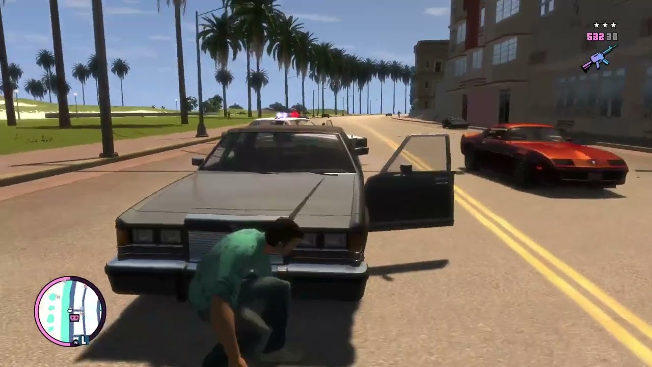 GTA Vice City Nextgen Gameplay + Shootout
