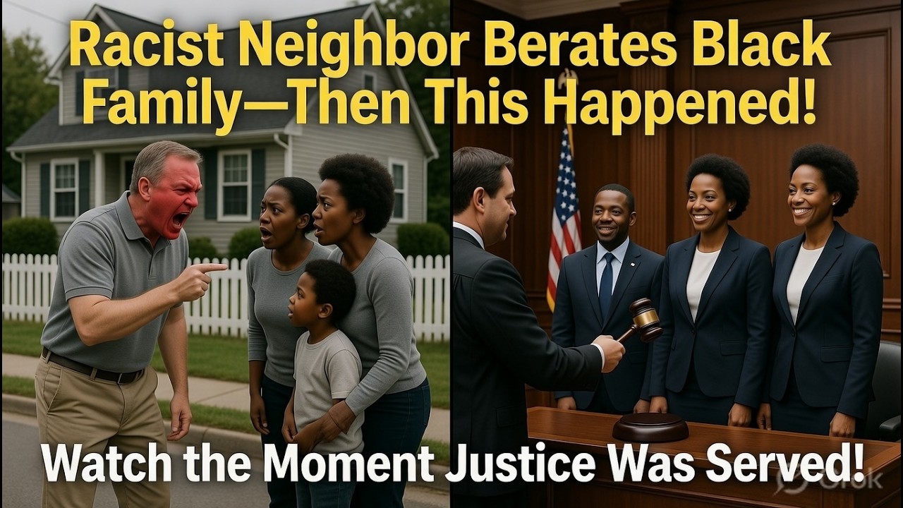 Racist Neighbor Berates Black Family—Then This Happened! Watch the Moment Justice Was Served!