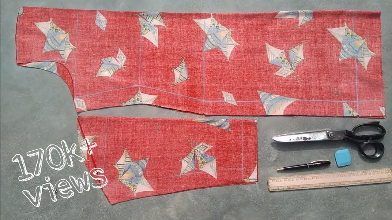 kurti cutting with easy method 2019 weth sajid designs