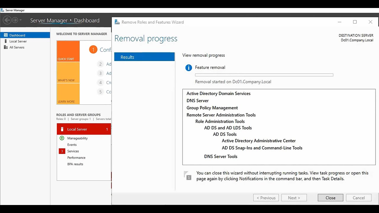 How To Demote Remove Active Directory Users And Computer Domain Controller Windows Server 2019