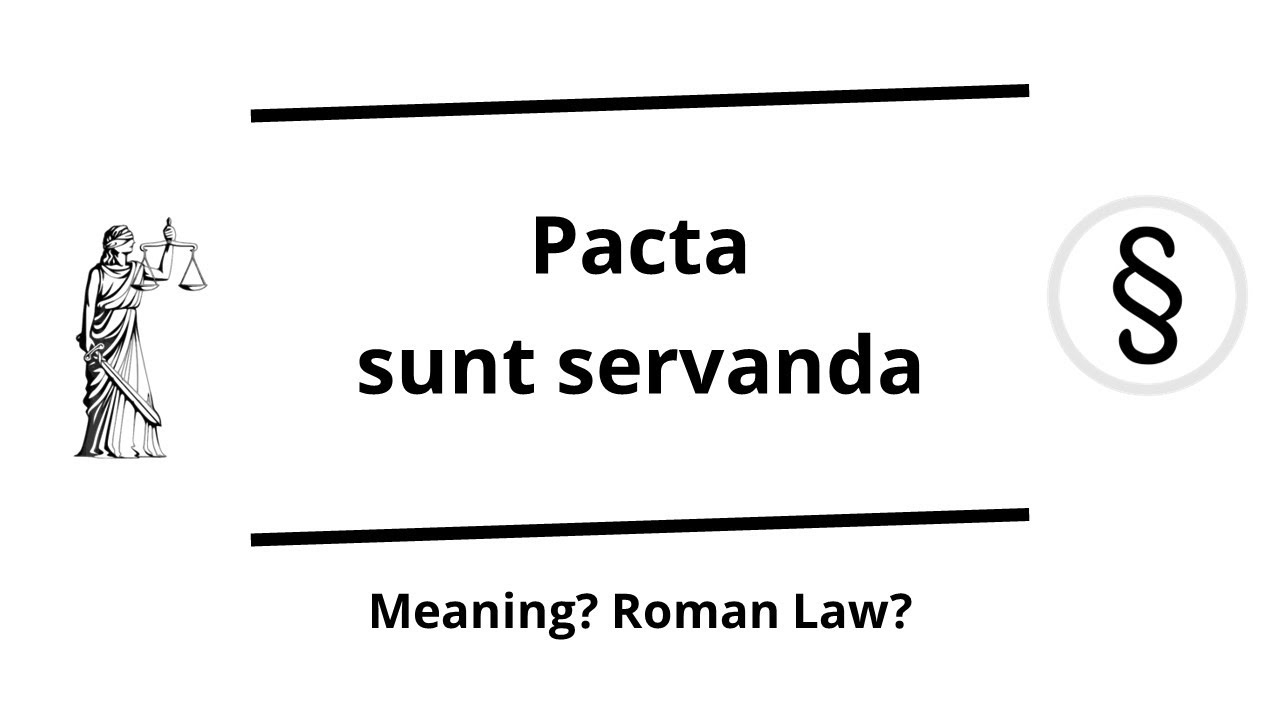 Pacta sunt servanda | 