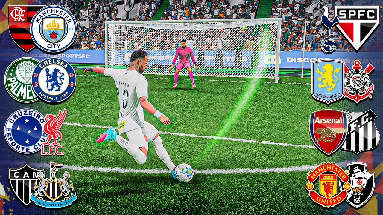 COMEÇA a COPA entre BRASILEIROS x INGLESES de SHOOTOUT! | EAFC 26