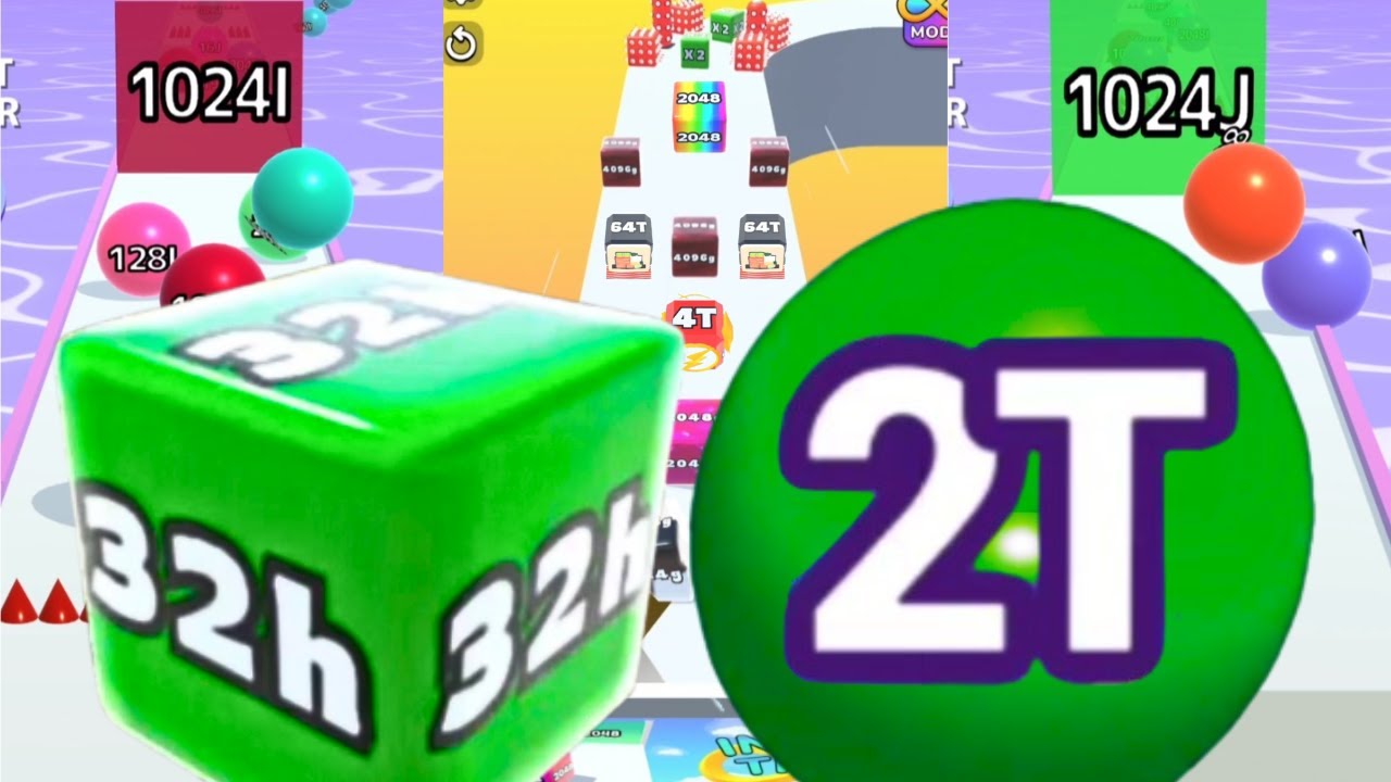 Bounce Merge 3D 2T | Jelly Run 2048, Race, Jelly Merge | Ball Run 2048 Infinity | NewYork Adventure😎