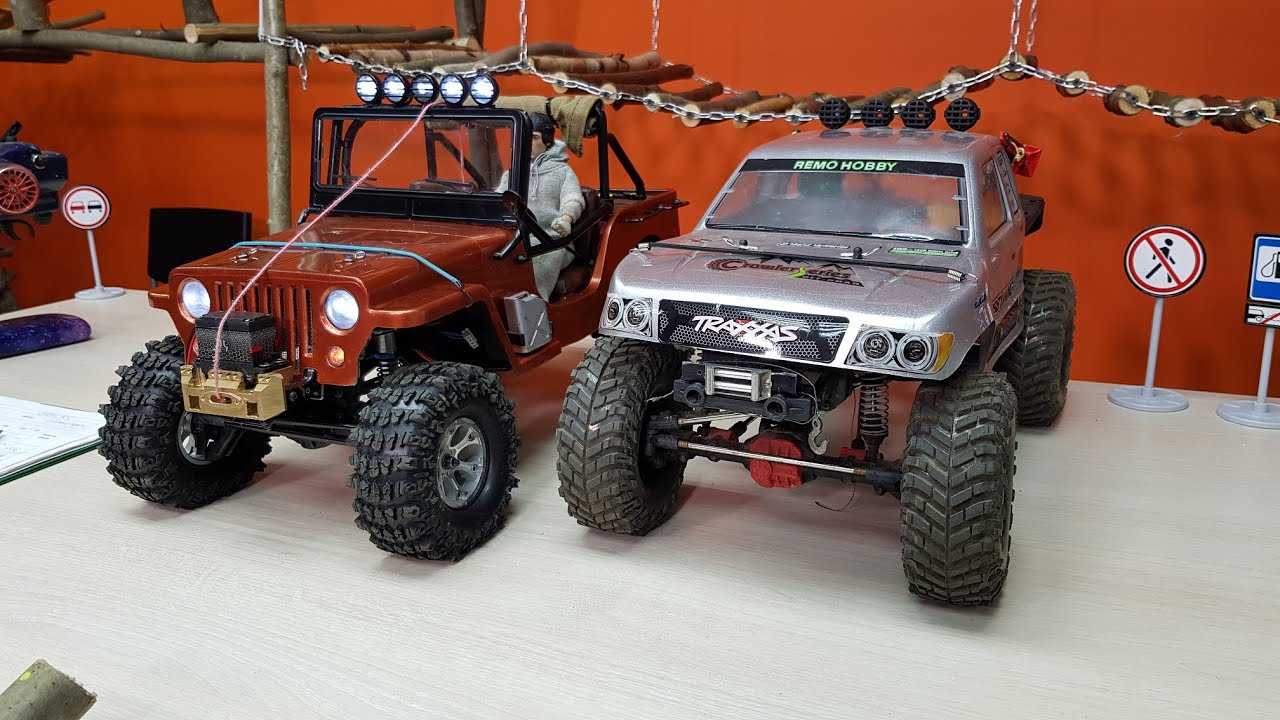 ENDURO ??? Почему так круто едет? ... Выставил Axial 2 на ШЛАКО резине.