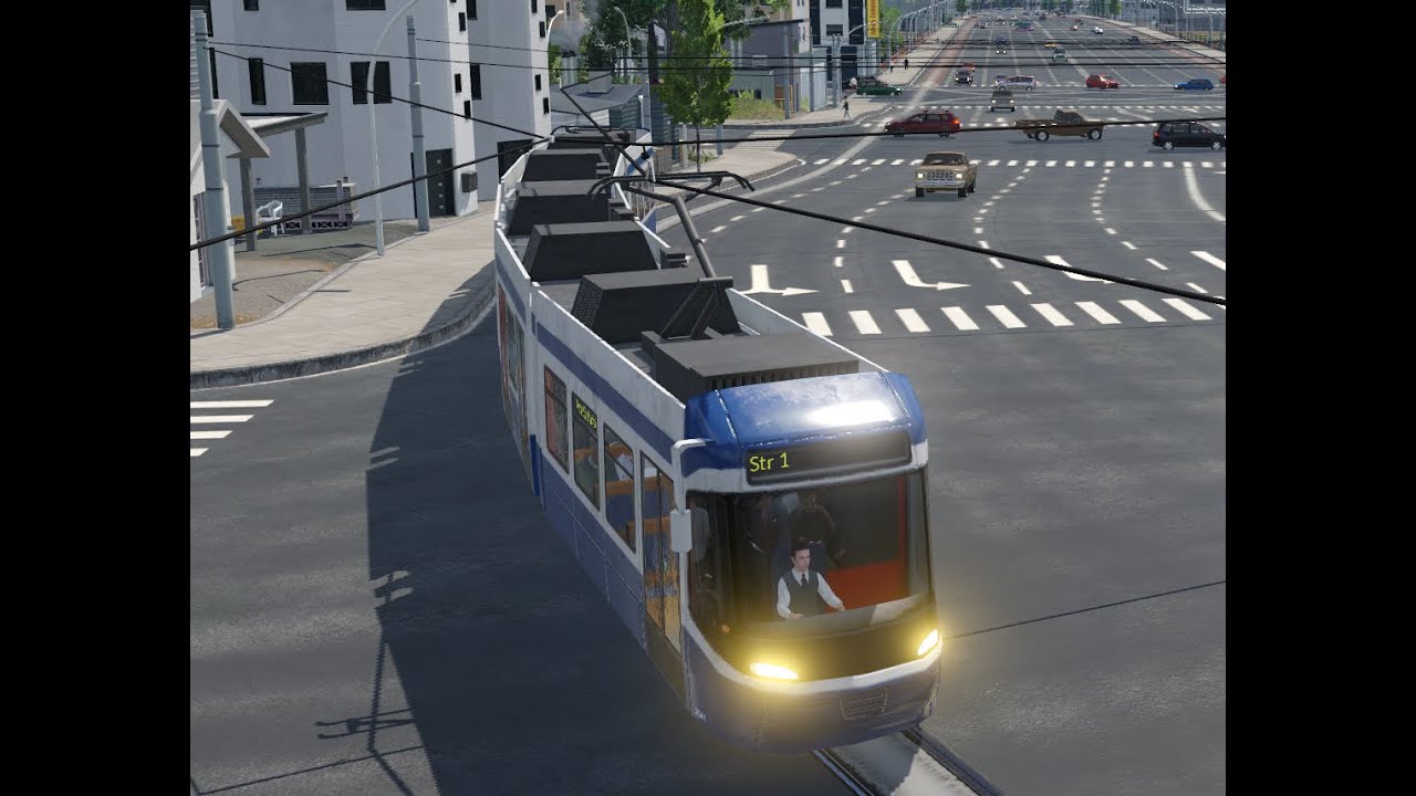 Transport Fever 2 M3 F17 l Eine Stra&szlig;enbahnfahrt durch Hannover