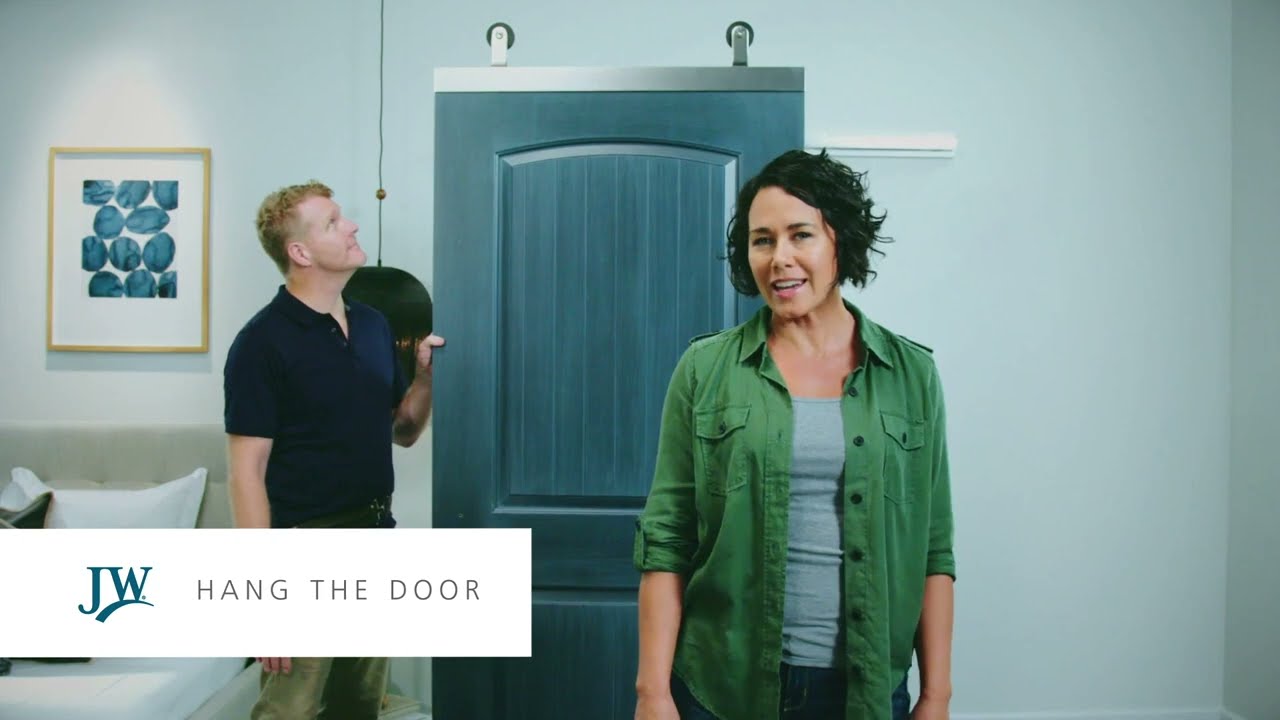 Easily install your barn door with DesignGlide™ hardware by JELD-WEN