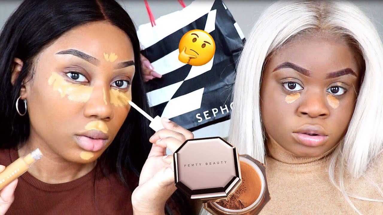 REVUE HONNÊTE ANTI-CERNES + POUDRE FENTY BEAUTY! ÇA VAUT LE PRIX? | THE BROKE GIRLZ