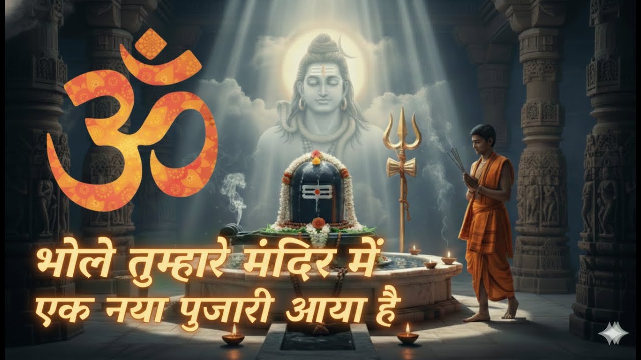 भोले तुम्हारे मंदिर में एक नया पुजारी आया है| #bholenathbhajan #shivjibhajan #bhajan #bhaktisong