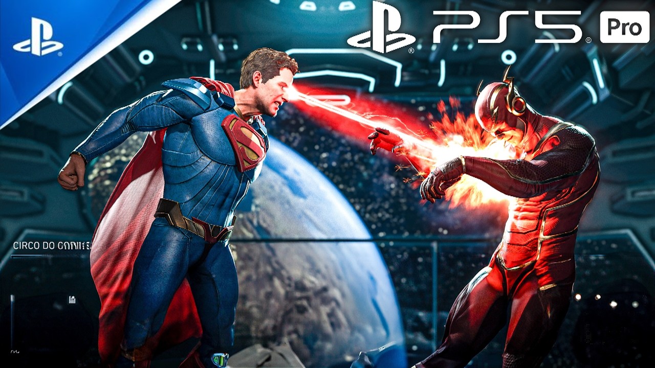 INJUSTICE 2 - SuperMan vs Flash | PS5 PRO Gameplay 4K HDR
