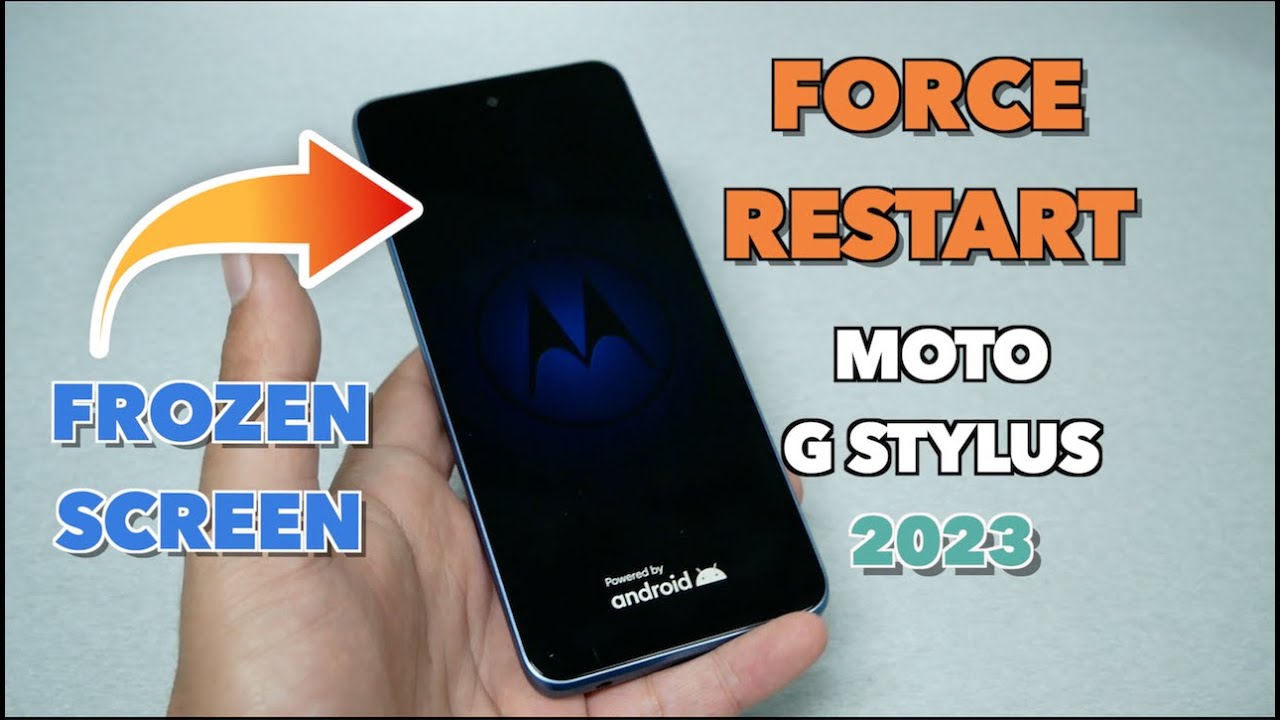 Moto G Stylus 2023: как исправить зависший\черный\неотзывчивый экран (принудительная перезагрузка)