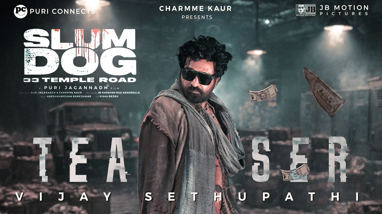 SLUMDOG - 33 Temple Road Teaser | Vijay Sethupathi | Puri Jagannadh | Charmme Kaur | Friday Culture