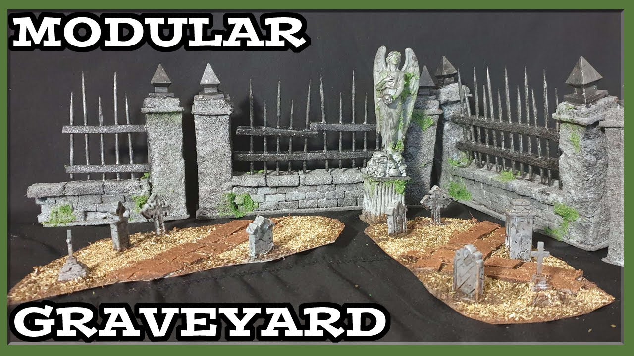 Easy Modular Graveyard for DND and Wargames