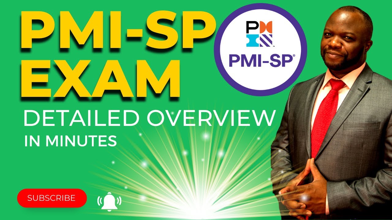 PMI-SP (Scheduling Professional Certification) -  Overview #pmisp #pmp #schedule