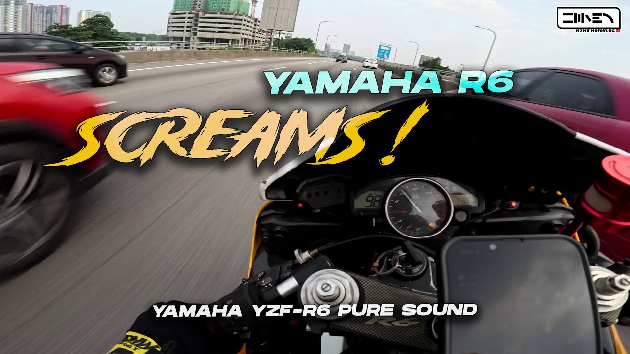 TOP SPEED ?! Pure Screaming Sound | Yamaha R6 + SC Project CRT ASMR [4K]