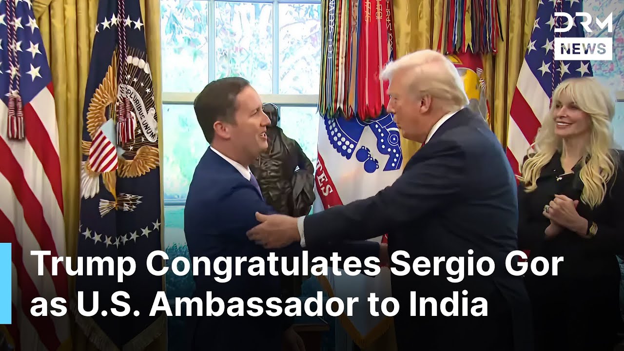 President Trump Attends Swearing-In Ceremony for Sergio Gor as U.S. Ambassador to India | AC1N