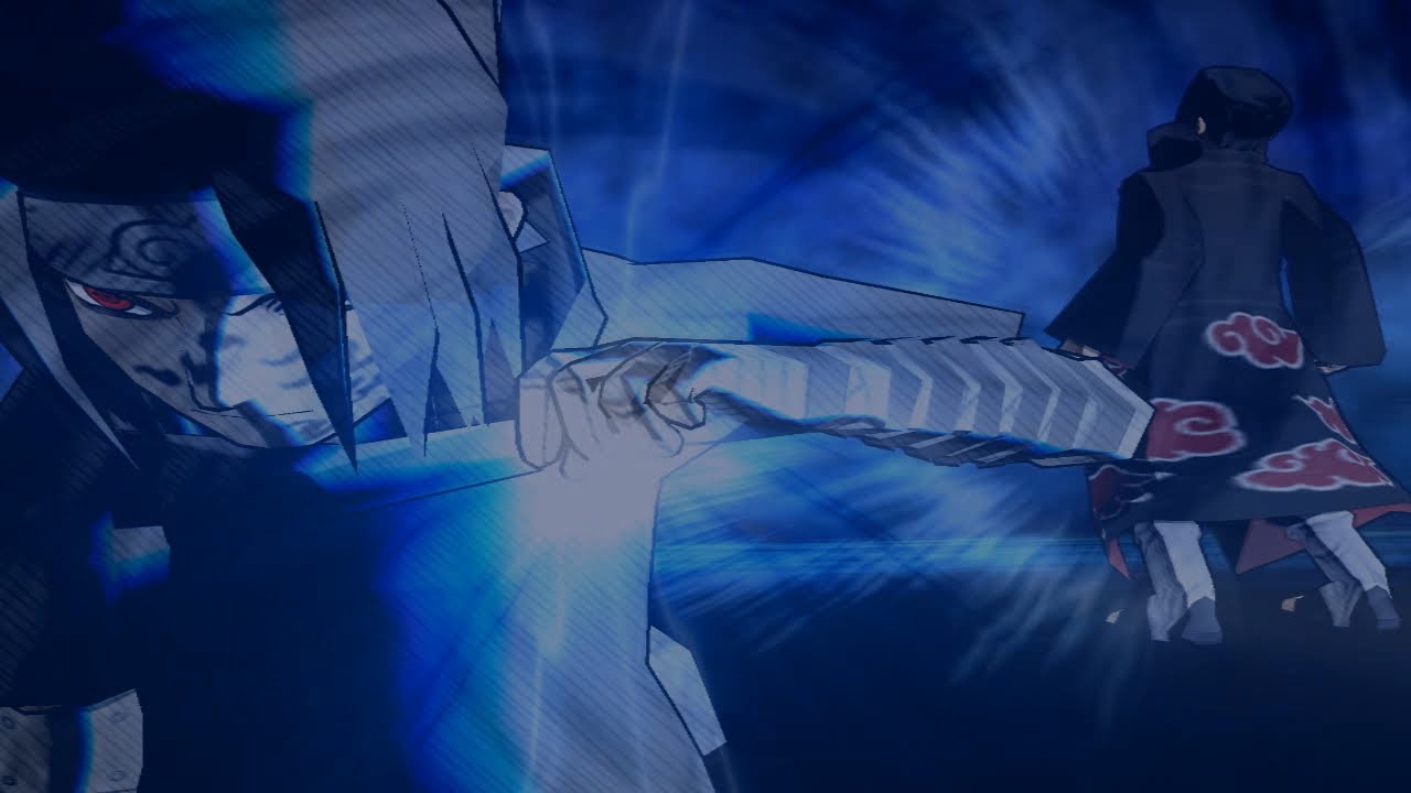 (PCSX2) Прохождение Naruto Ultimate Ninja 2, часть 20, Саске против Итачи (Саннин) (720p)