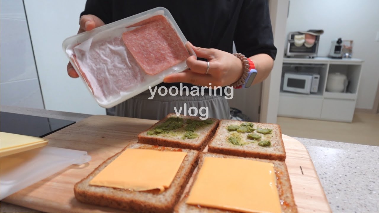 vlog | 언니 도시락 싸주는 일상🍱, 무생채비빔밥 먹기, 다이어트 비빔면, 당근라페김밥 만들기🥕,다이소 쇼핑🛒, 벽지 보수하고 길거리토스트 만들어 먹는 일상