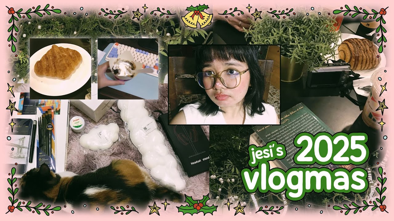 VLOGMAS 2025 EP 5 🎄🐝 | gift ideas and wrapping, commuting, going to a cafe