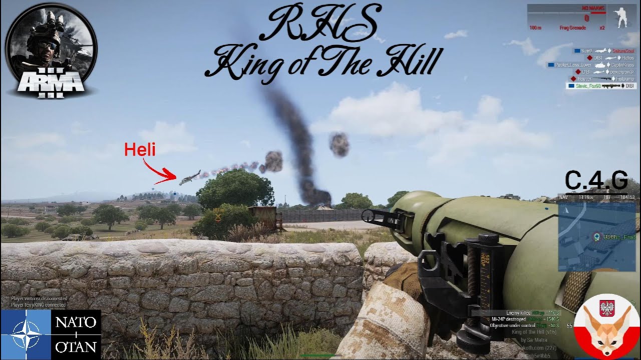 Arma 3 Code Four Gaming RHS King of The Hill (Gameplay)
