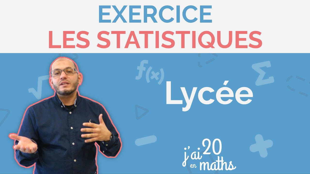 Les statistiques - Exercice - Seconde