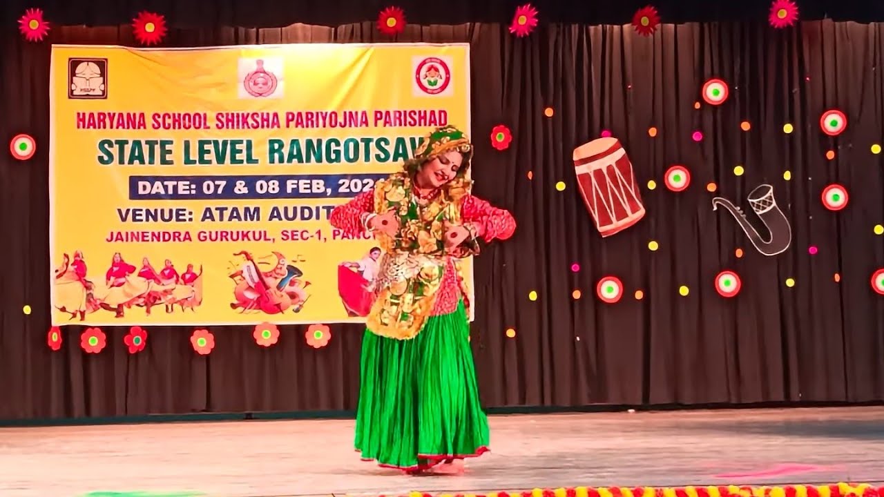 Haryanvi Folk ।। Ritu Malik ।। Rangotsav 2024 ।। Solo Performance
