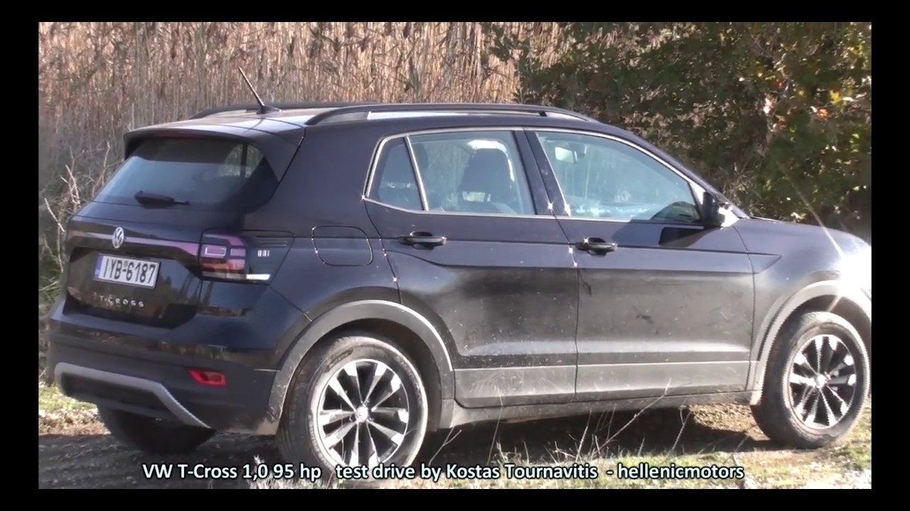 VOLKSWAGEN T   CROSS  1.0 95 hp   test drive by Kostas Tournavitis    hellenicmotors
