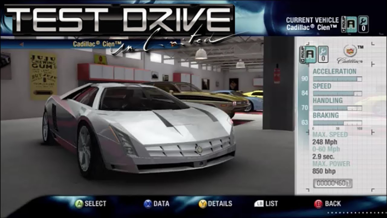 TDU1 - ОБЗОР Cadillac Cien
