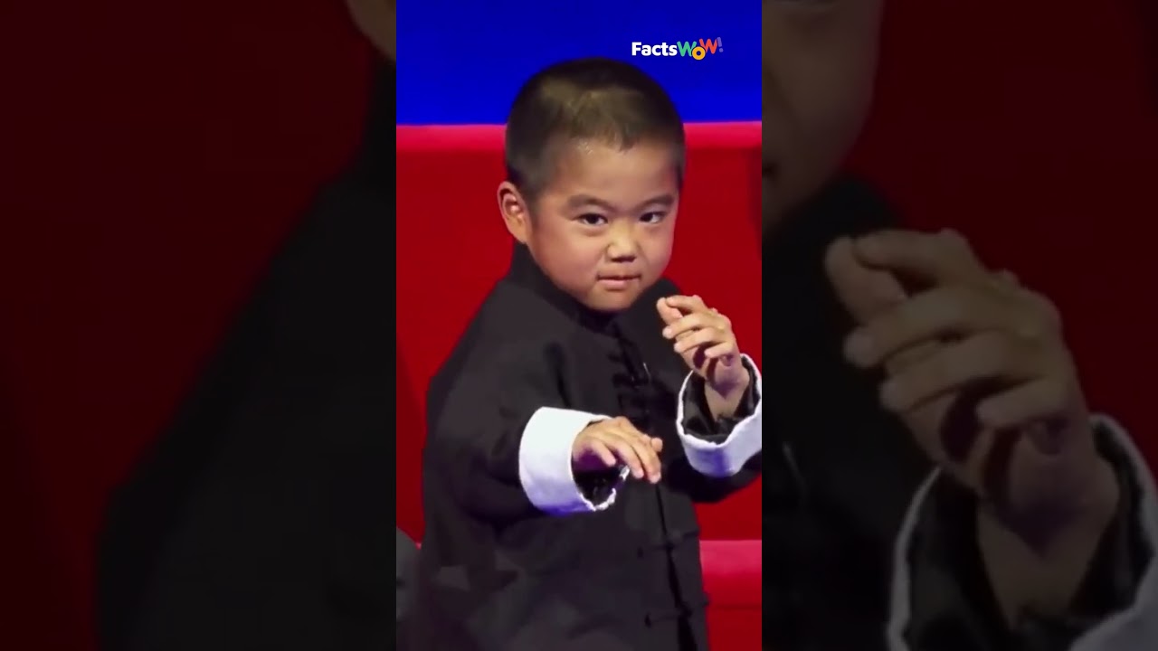 Meet Bruce Lee Kid Ryusei on little big shorts #shorts