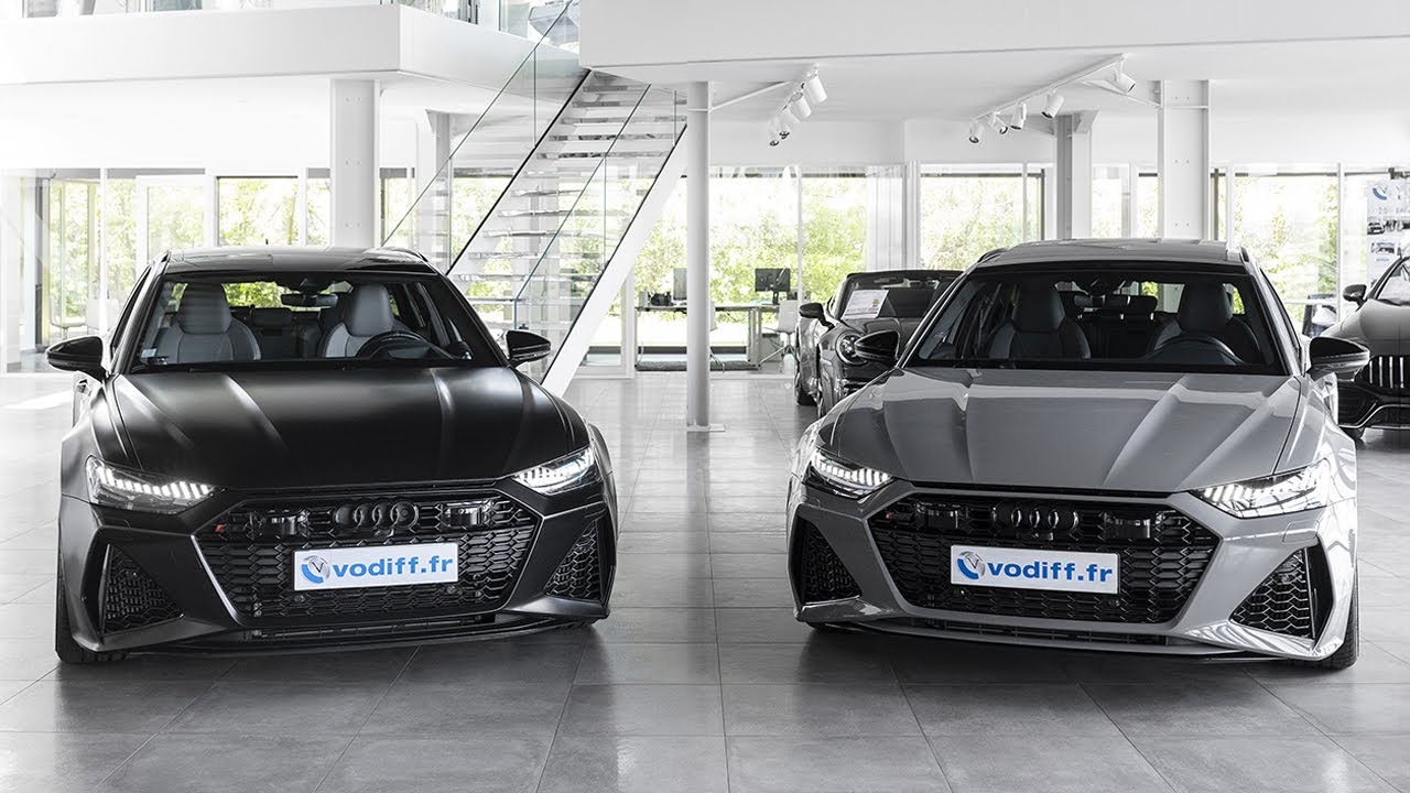 Gris Nardo ou Noir Mat : un duo d'AUDI RS6 de toute splendeur !