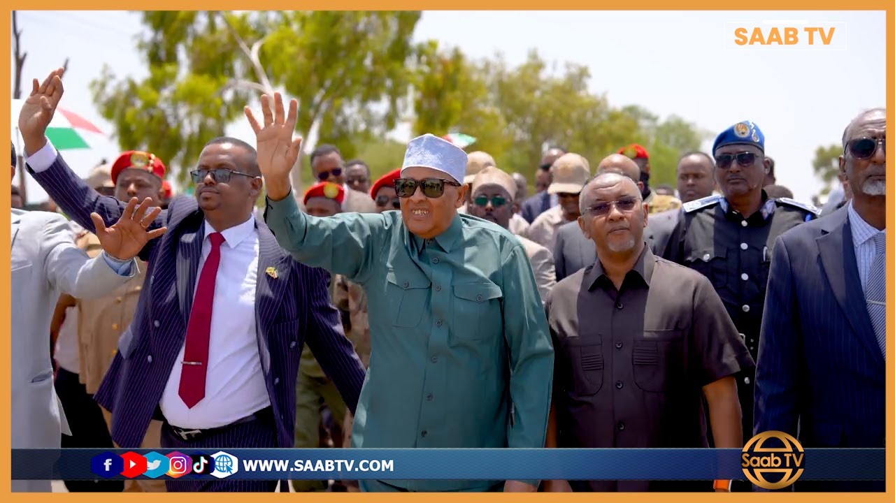 Qaabkii Madaxweynaha Somaliland oo lagu soo dhaweeyay Gabiley
