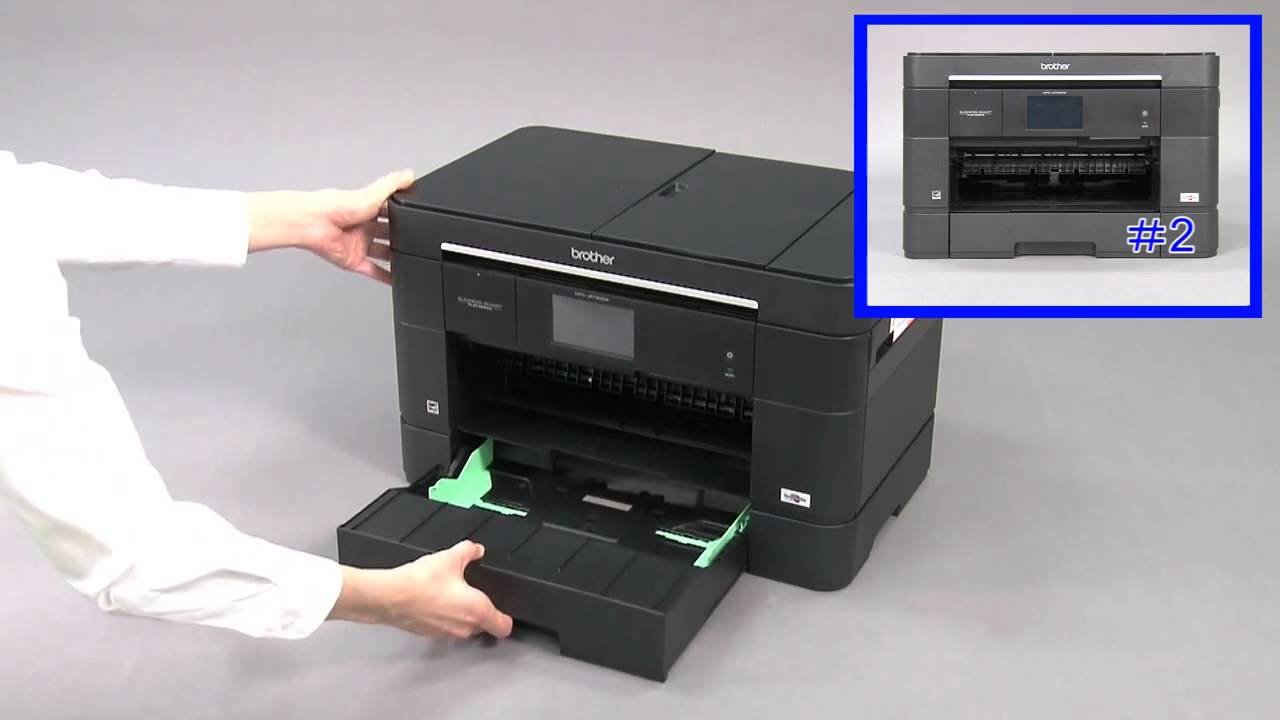 Load Legal paper in Tray1 Brother MFCJ5720DW