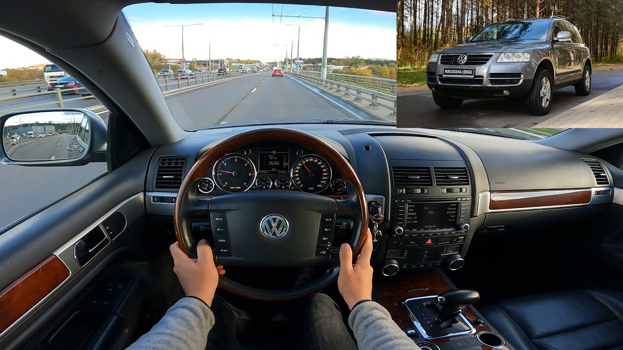 2005 Volkswagen Touareg 2.5 TDI 174 Hp POV Test Drive @DRIVEWAVE1