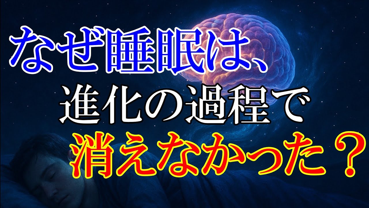 【生物最大の弱点】なぜ睡眠は進化の過程で消えなかったのか？睡眠状態が生物本来の姿なのか？【ゆっくり雑学】