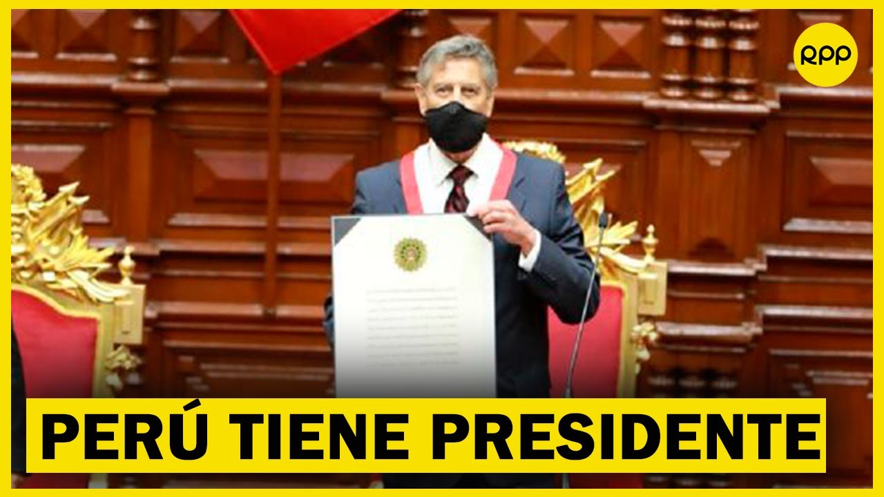 ¡LO ÚLTIMO! Así fue la juramentación de Francisco Sagasti como presidente del Perú