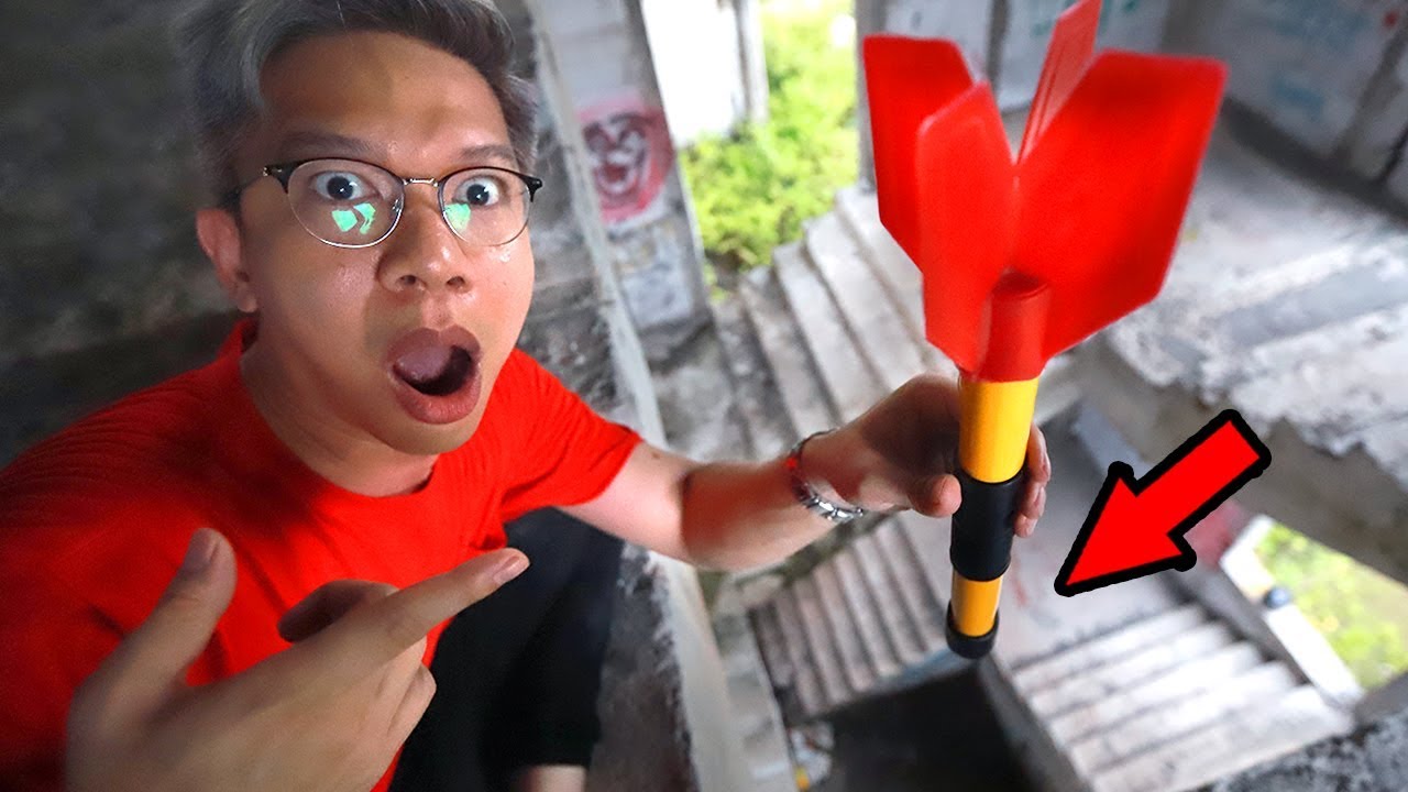 LEMPAR ROKET DARI KETINGGIAN!!! MELEDAK???