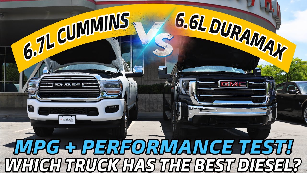 2024 GMC Sierra 2500 Duramax VS RAM 2500 Cummins MPG & Performance Test: Is The Duramax Way Better?