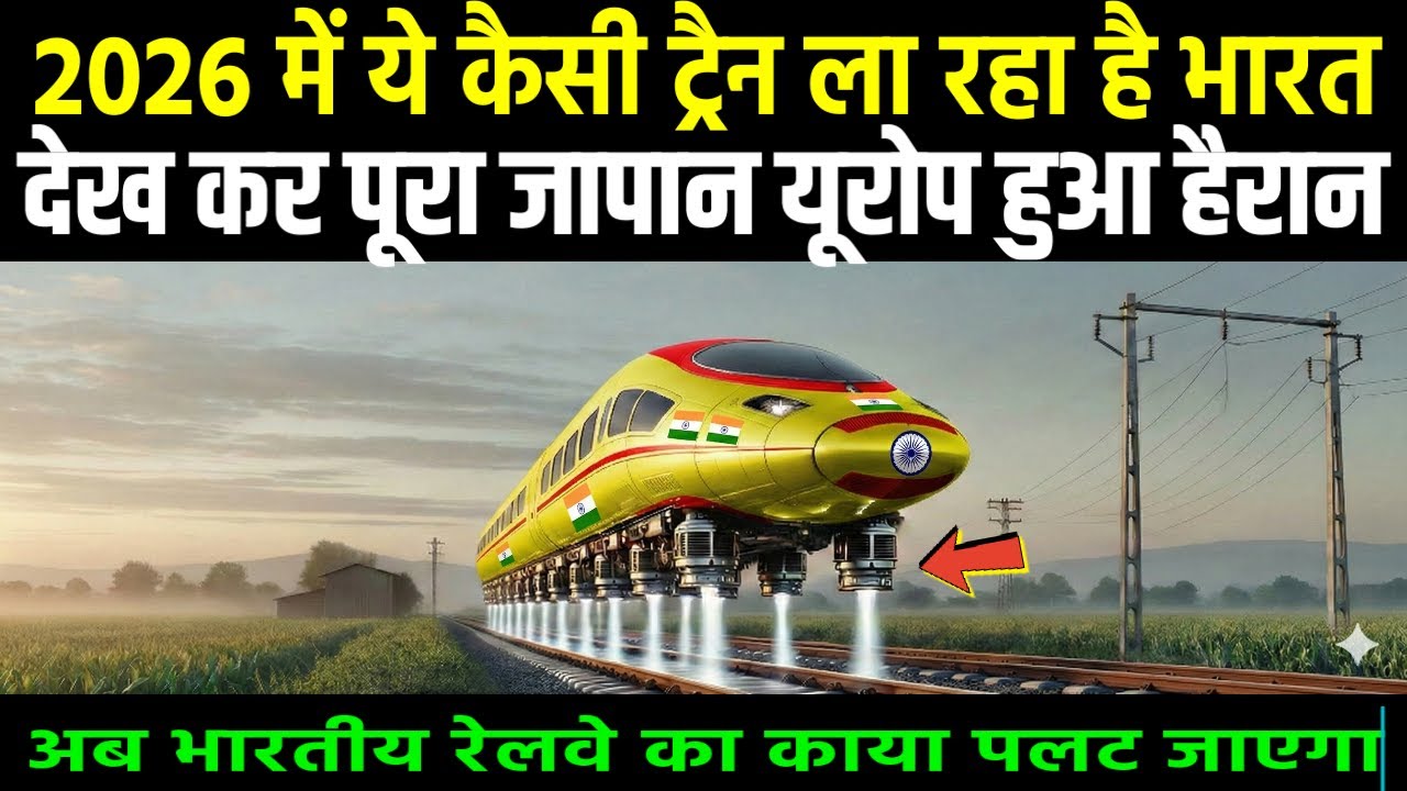 2026 में ये कैसी ट्रैन ला रहा है भारत देख कर पूरा जापान यूरोप हुआ हैरान | Ankit Awasthi Sir