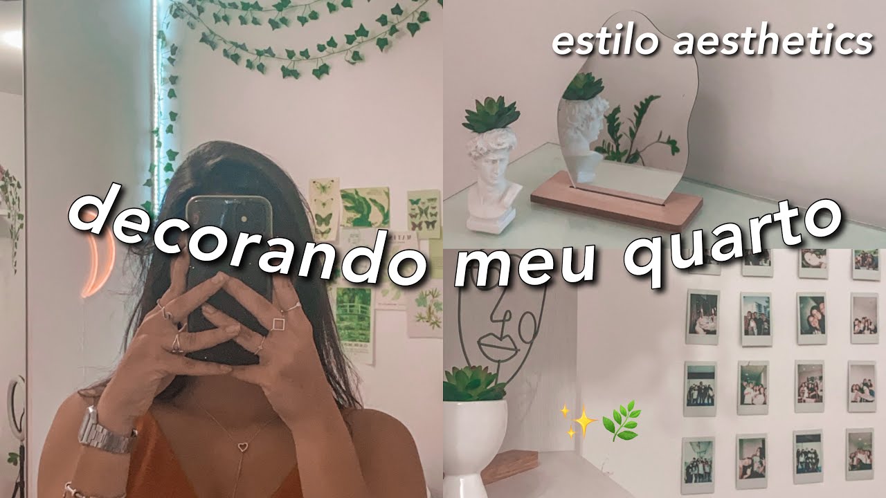 TRANSFORMANDO meu QUARTO estilo AESTHETICS + compras na SHEIN