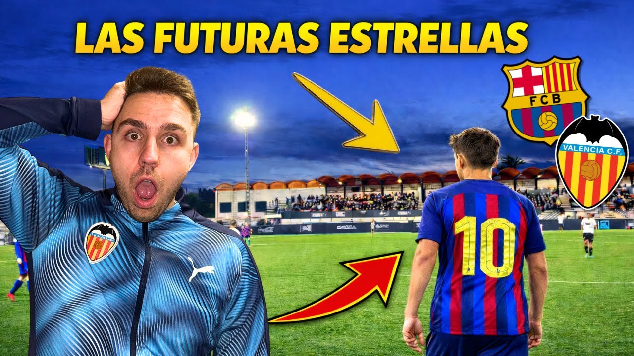 VALENCIA CF vs FC BARCELONA | Las FUTURAS ESTRELLAS del FUTBOL ESPAÑOL🤯​