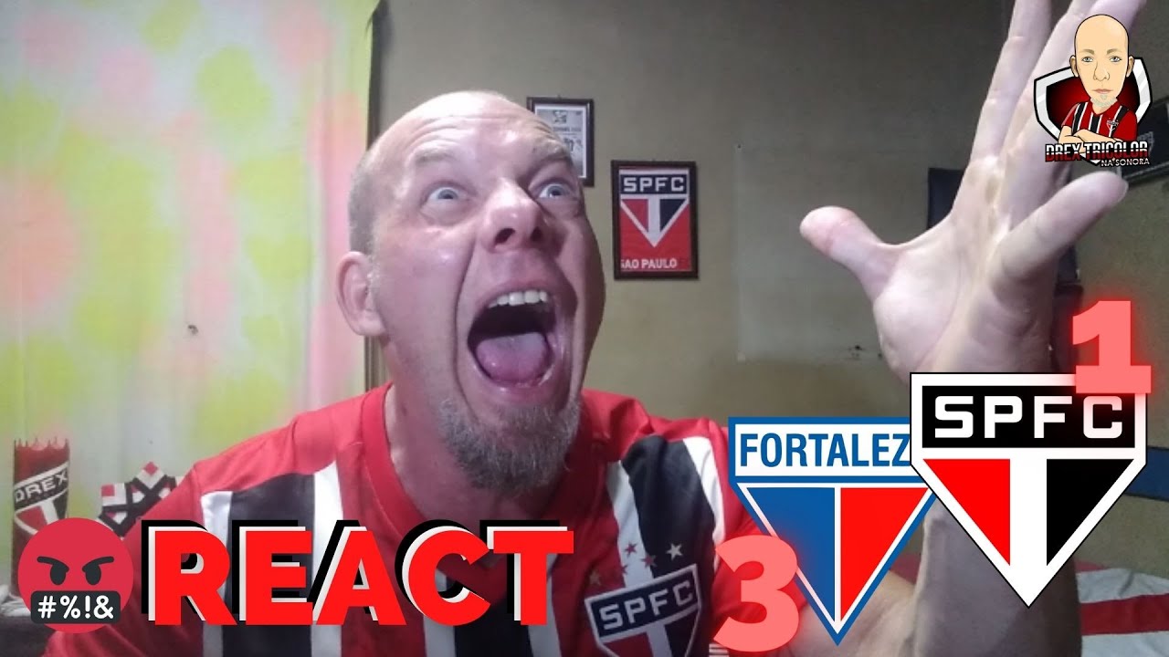 REACT SEM FILTRO | CHOCOLATE E ELIMINAÇÃO VERGONHA | FORTALEZA 3 x 1 SÃO PAULO | COPA DO BRASIL 2021