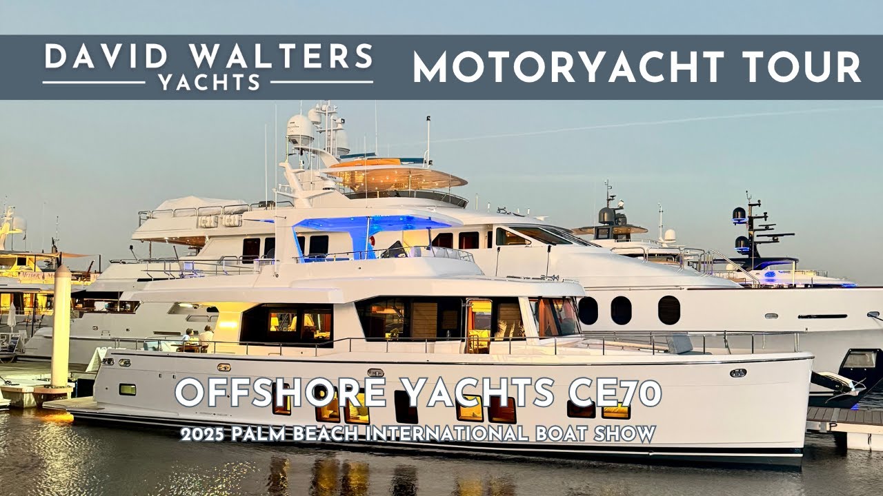 2025 Offshore CE70 Walkthrough | Luxury Yacht Tour - Palm Beach International Boat Show
