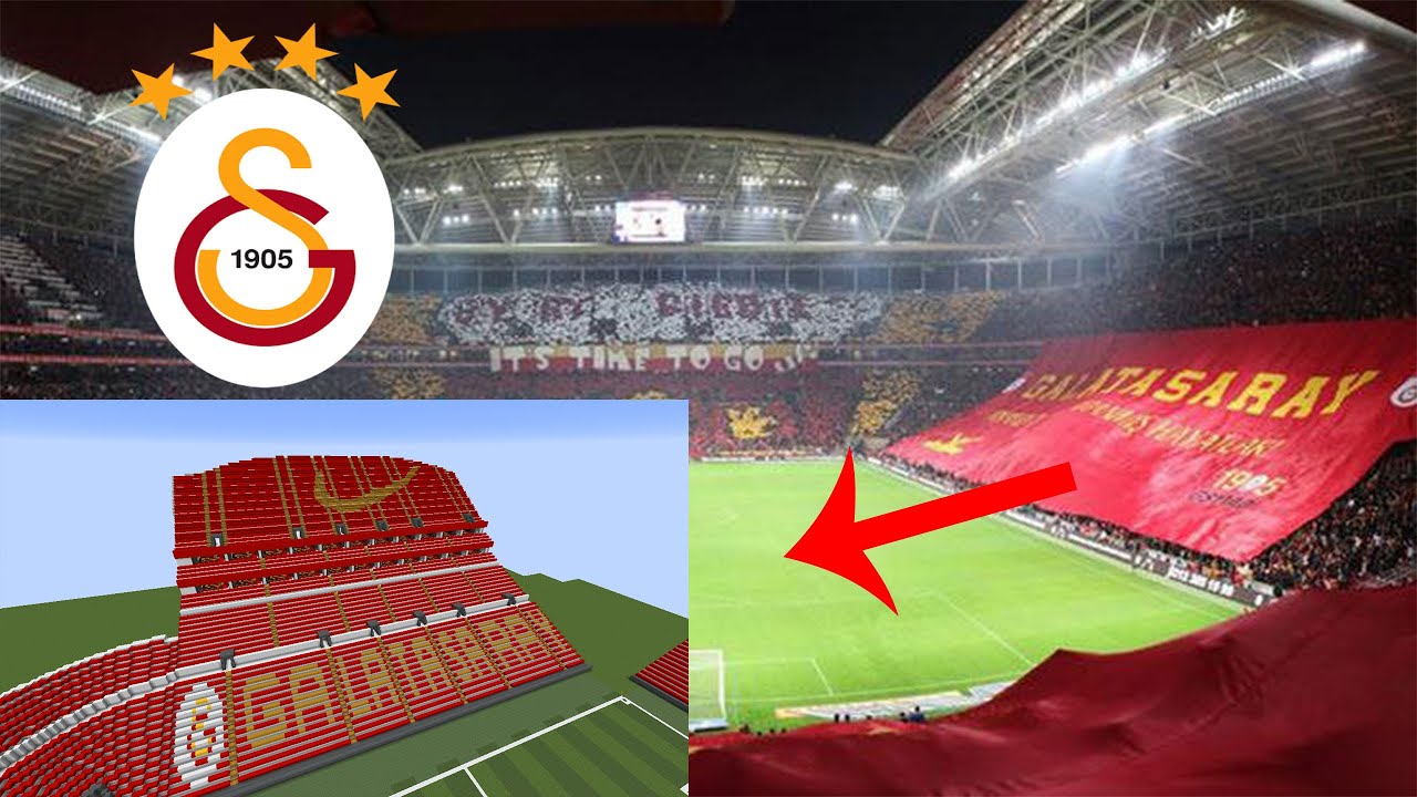 Minecraft Stadyum-GALATASARAY TÜRK TELEKOM ARENA - (TT ARENA STADİUM) 2