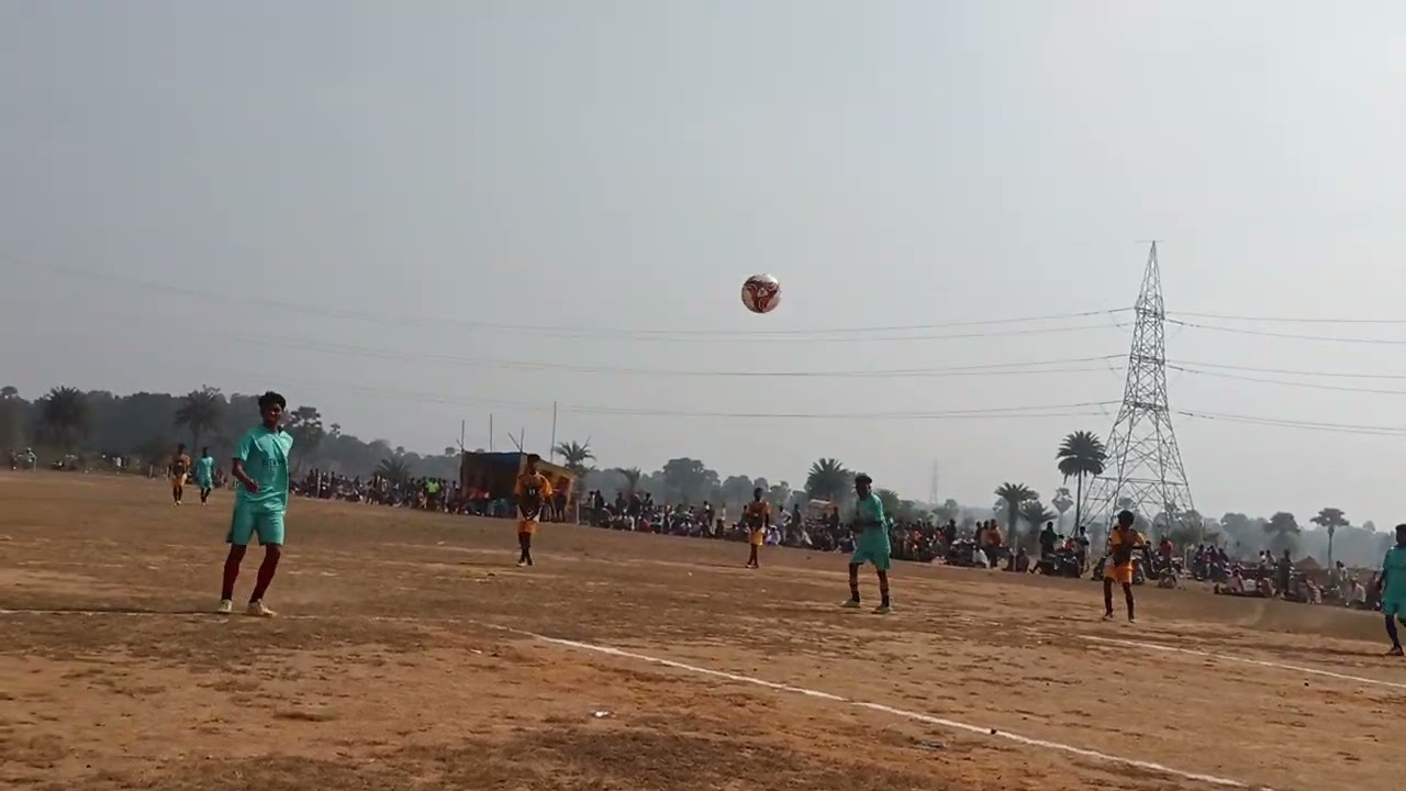 Shripur maidan mein football match ,1.2.2026 godda Jharkhand