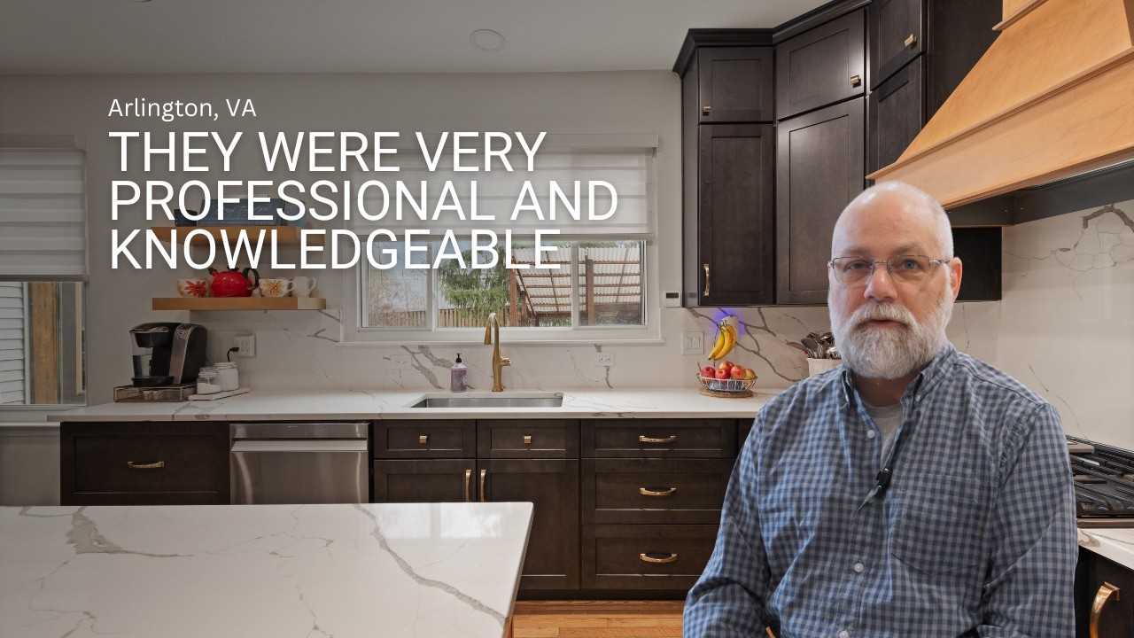 Modern Two-Tone Kitchen Remodel in Arlington, VA | Full Transformation