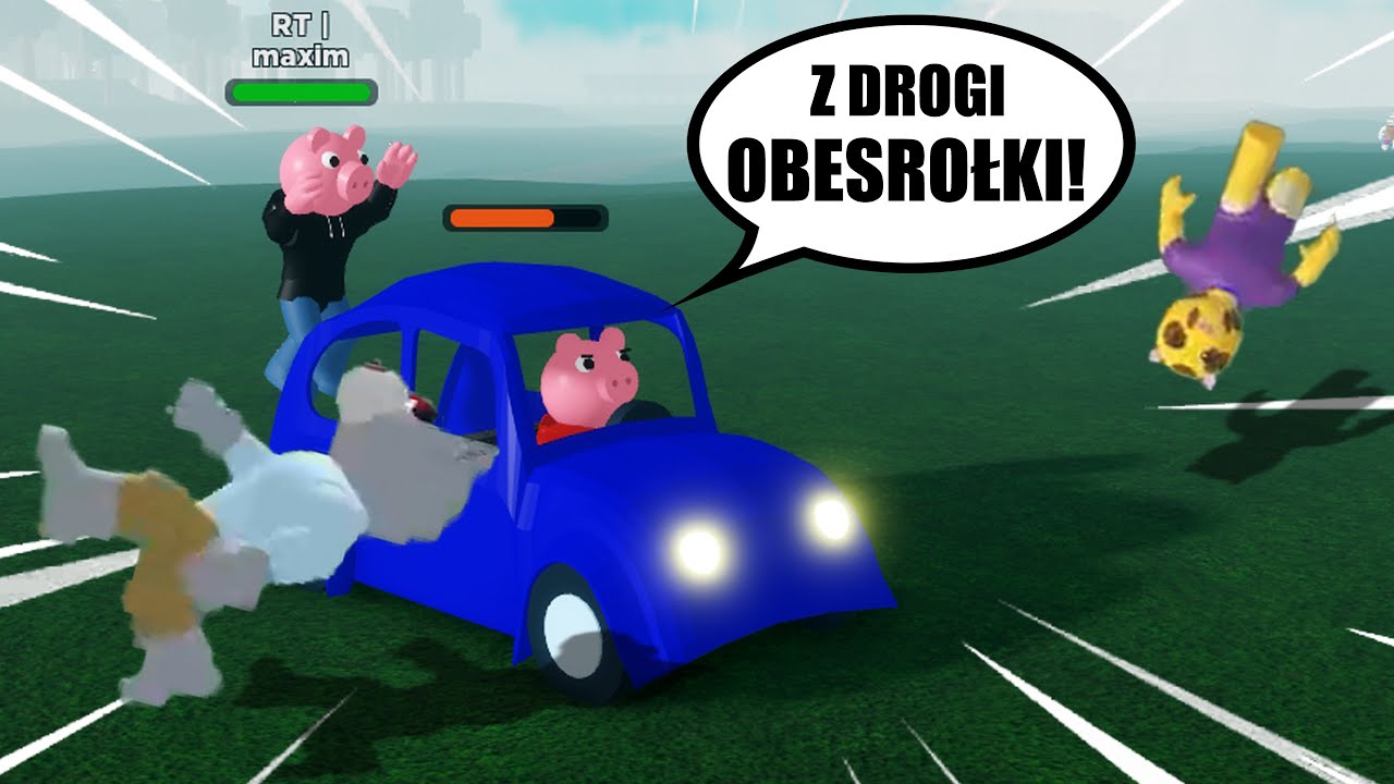 ROZJECHAŁEM PIGGY AUTEM! 🐷 Piggy Intecity