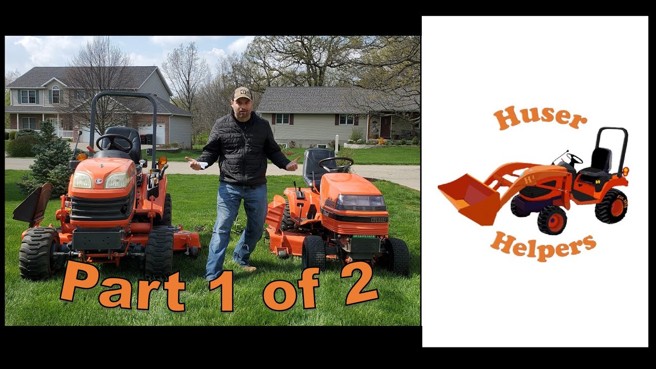 Kubota BX Mowing Quality vs Kubota G1800-S Mowing (Part 1 of 2)